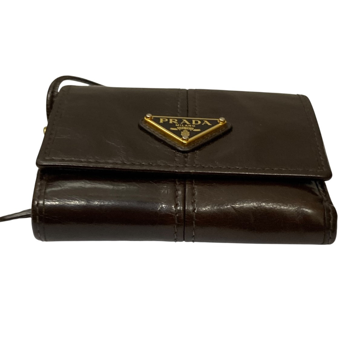PRADA(プラダ) 25SSソフトルックスレザートライアングル