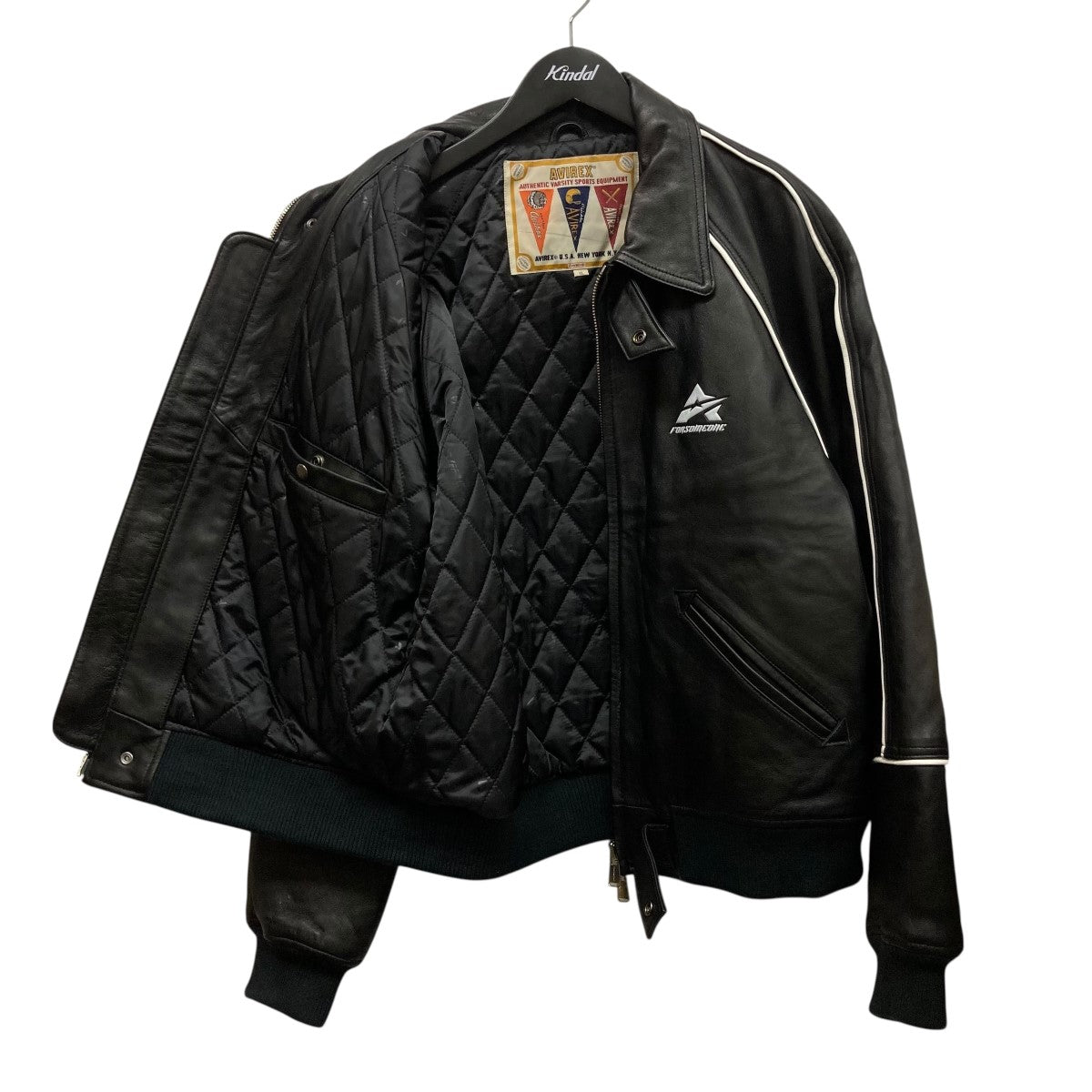 AVIREX×FORSOMEONE バックロゴレザージャケット783-4250013 783