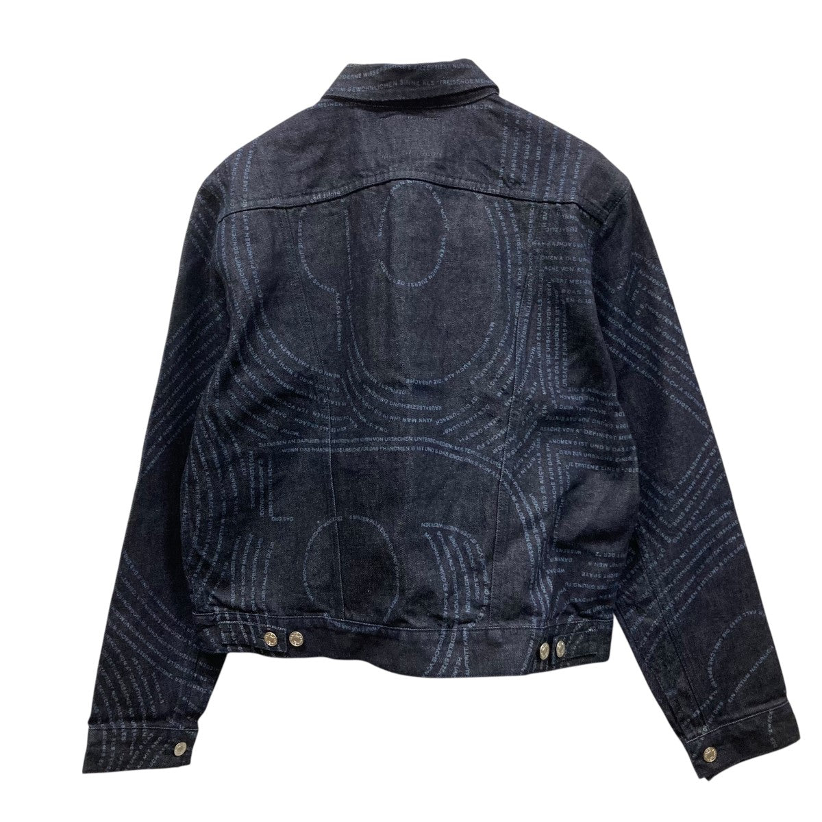 GADID ANONIEM(ガディッドアノニム) 総柄デニムジャケット インディゴ
