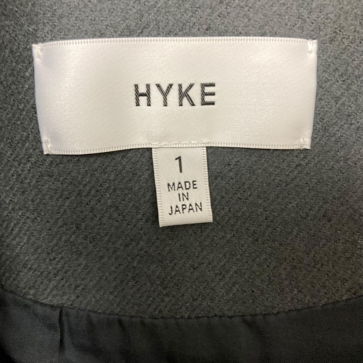 HYKE(ハイク) WOOL SHOP COATチェスターコート212-17320 212-17320