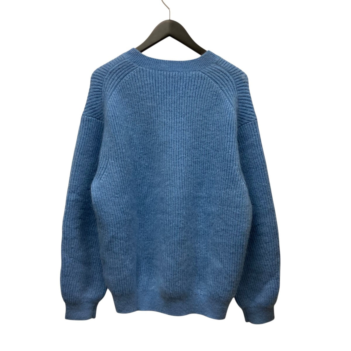【美品】H BEAUTY&YOUTH ツイストコットン バルーンVネックニット BEAUTY&YOUTH UNITED ARROWS（ビューティーアンドユース