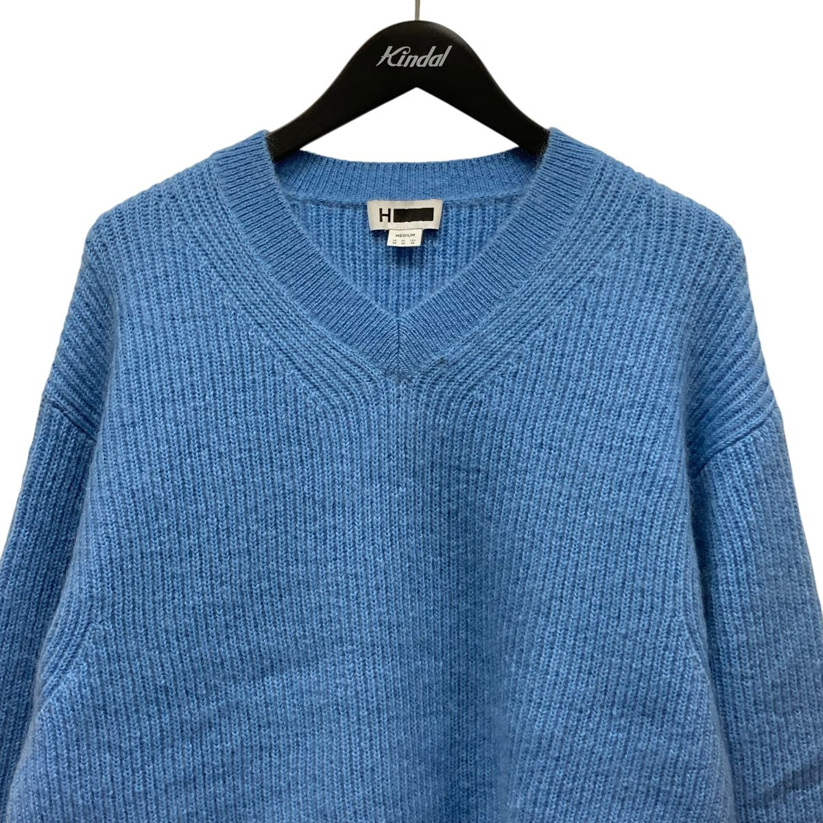 H beauty&youth ニット　タグあり H BEAUTY＆YOUTH(エイチビューティアンドユース) Vネックモヘアニット