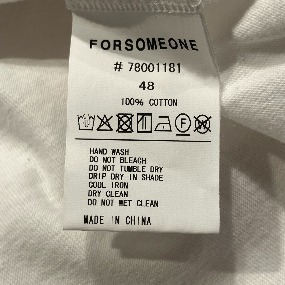 FORSOMEONE プリントカットソー78001181 古着・中古-5枚目のアイテム画像
