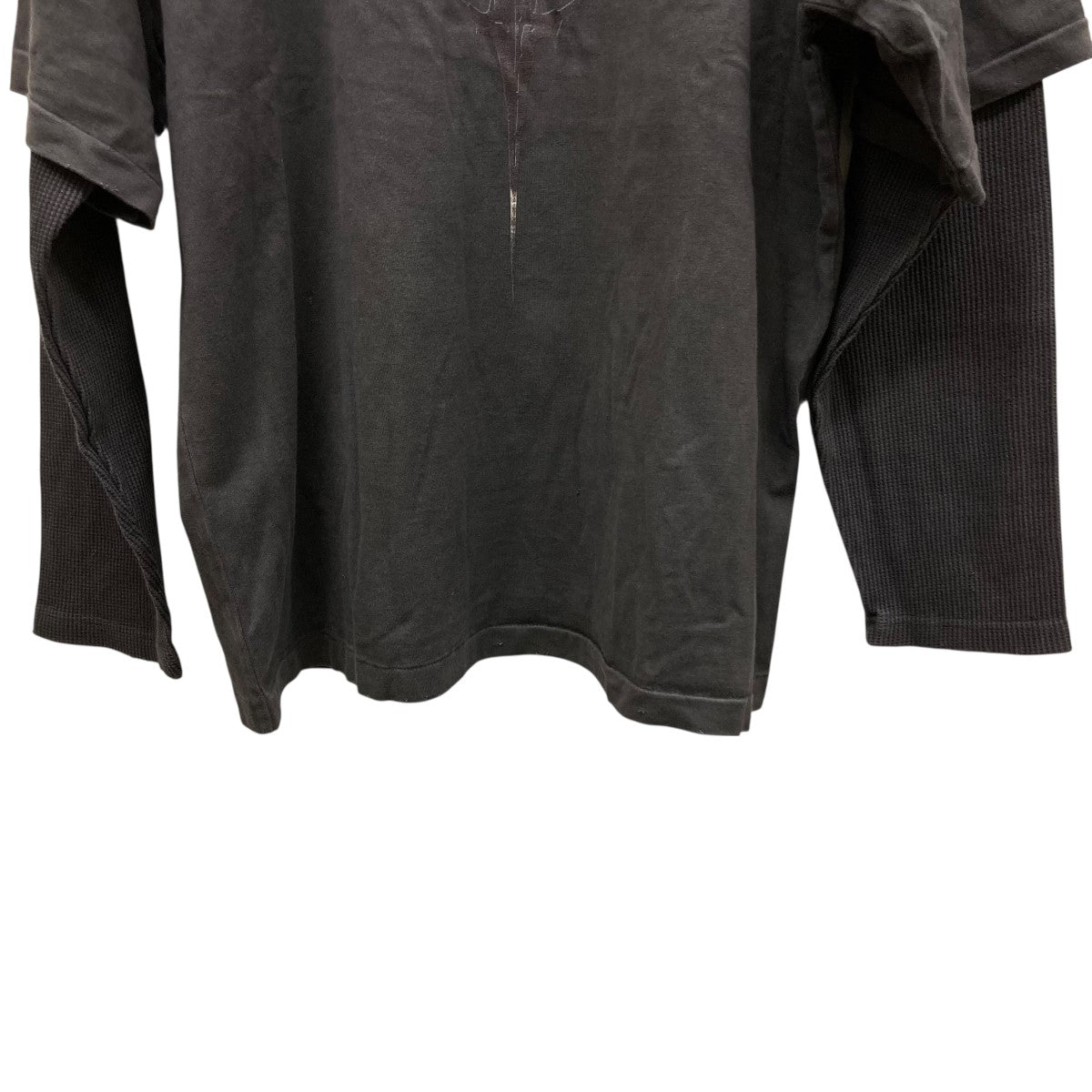 FORSOMEONE(フォーサムワン) GOTHIC LAYERED LS TEEレイヤードプリント