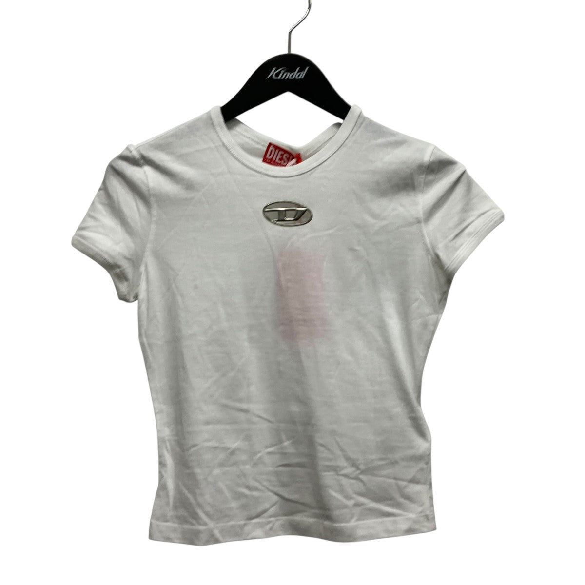 25SST-UNCUTIE-LONG-OD-Q1フロントロゴクロップドTシャツA16839