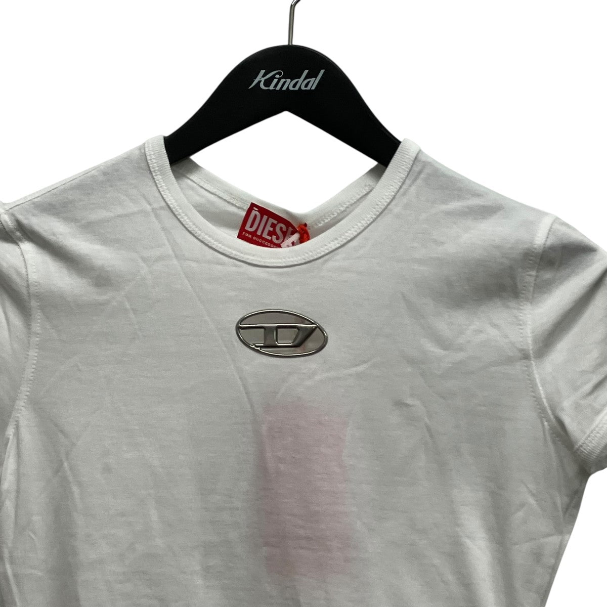 25SST-UNCUTIE-LONG-OD-Q1フロントロゴクロップドTシャツA16839