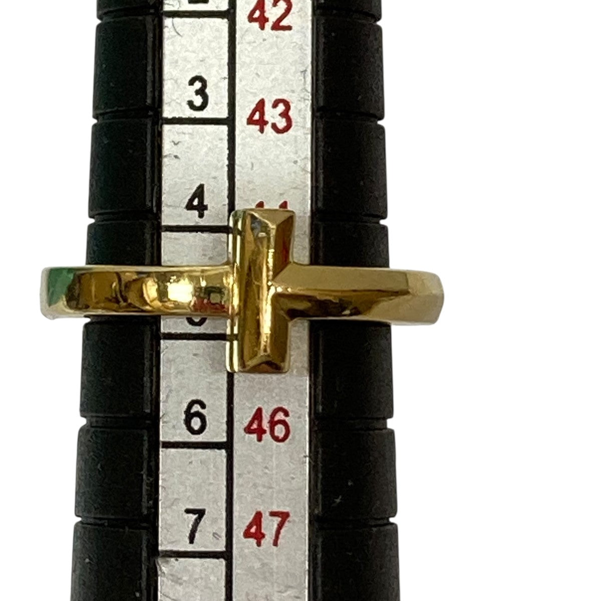 Tiffany ＆ Co．(ティファニー) Tワンリング ゴールド サイズ 5