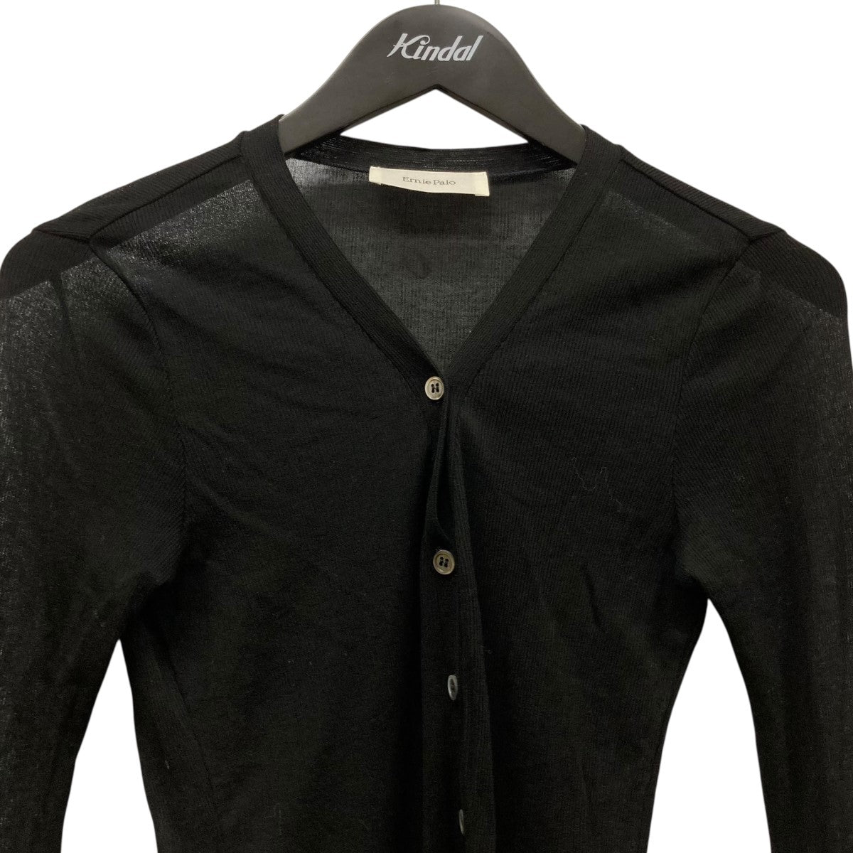 Ernie Palo(アーニーパロ) Sheer Rib Vneck Cardiganシアー