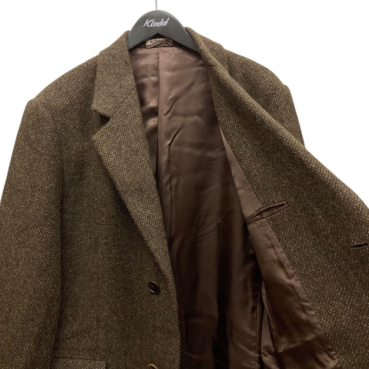 AURALEE(オーラリー) 24AWLAMA SHETLAND WOOL TWEED CHESTERFIELD COAT