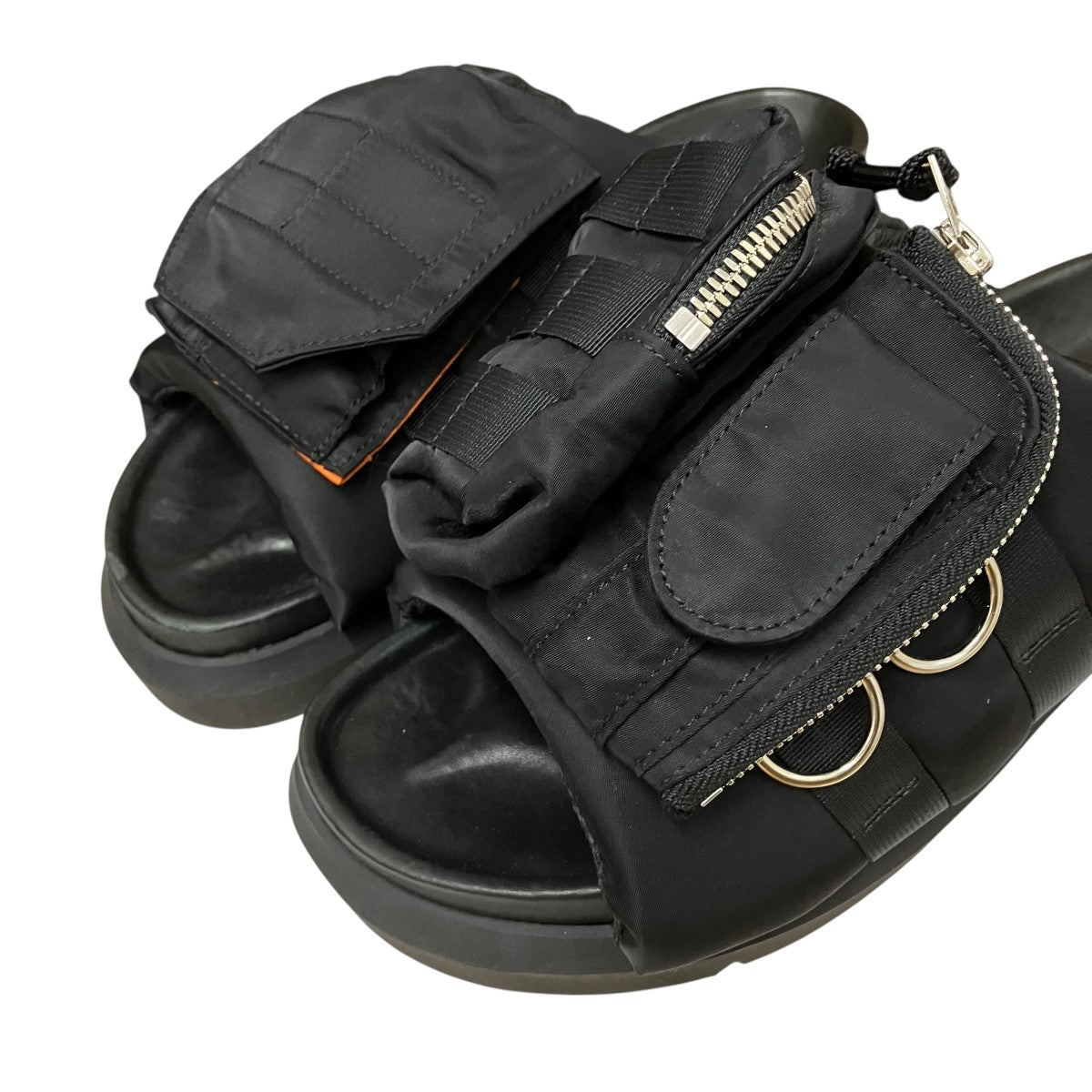 sacai 24SSポーチ付きスライドサンダル24-03383M 古着・中古-7枚目のアイテム画像
