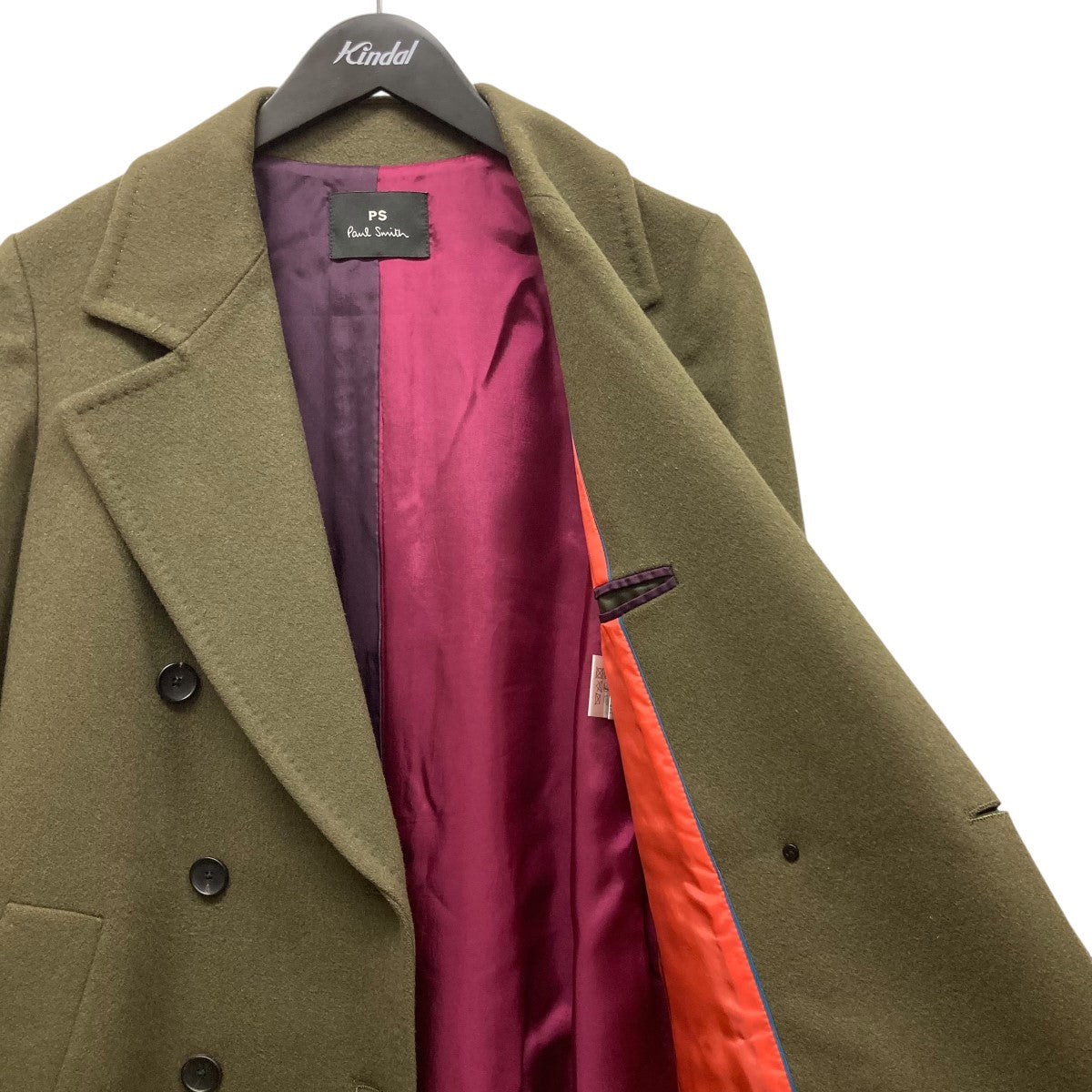 未使用✨　最高級✨　ポールスミス　ダブル　チェスターコート　グリーン　XL 3030004169066673_01_6739.jpeg