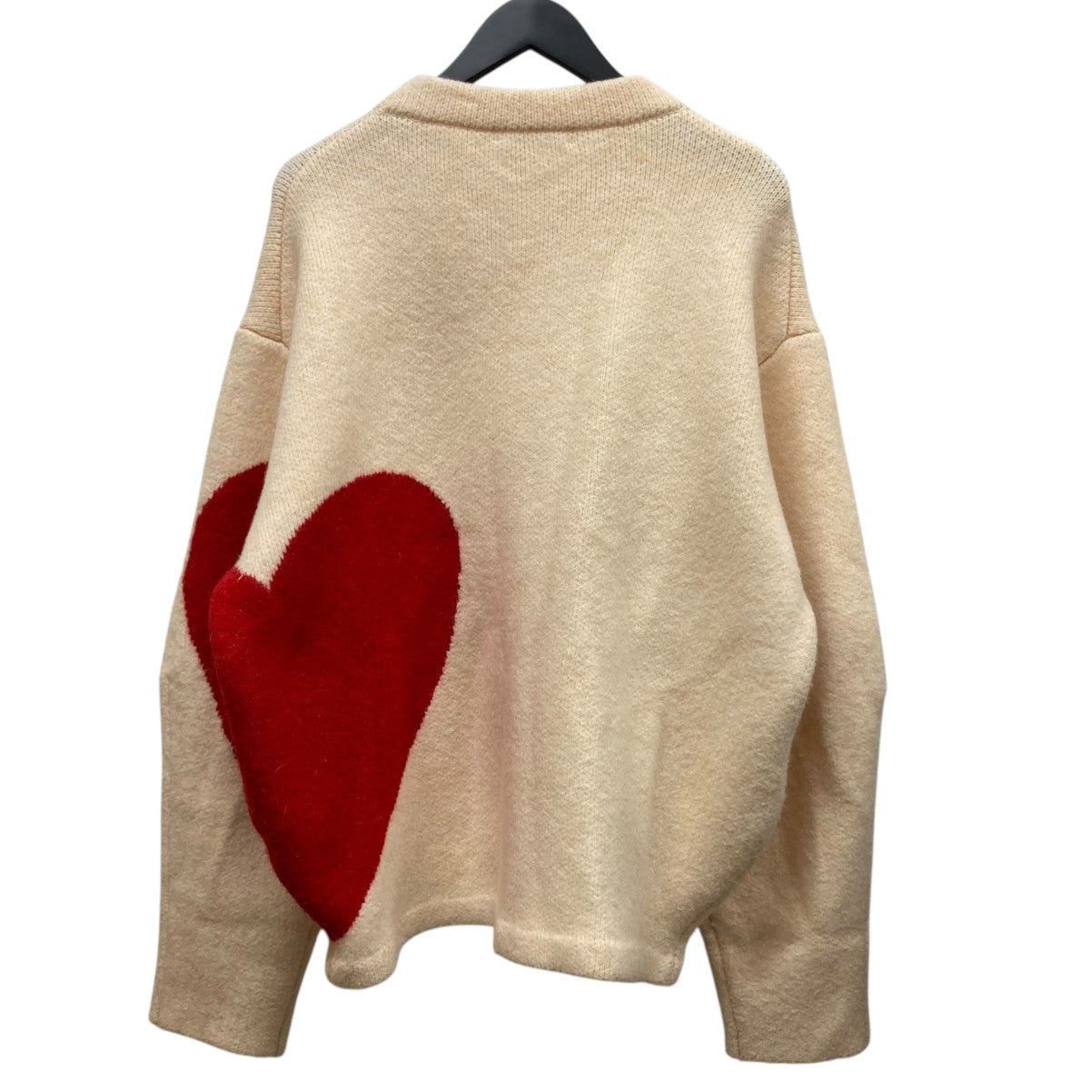 NKNIT(ンニット) pattern knitハートデザインプルオーバーニット