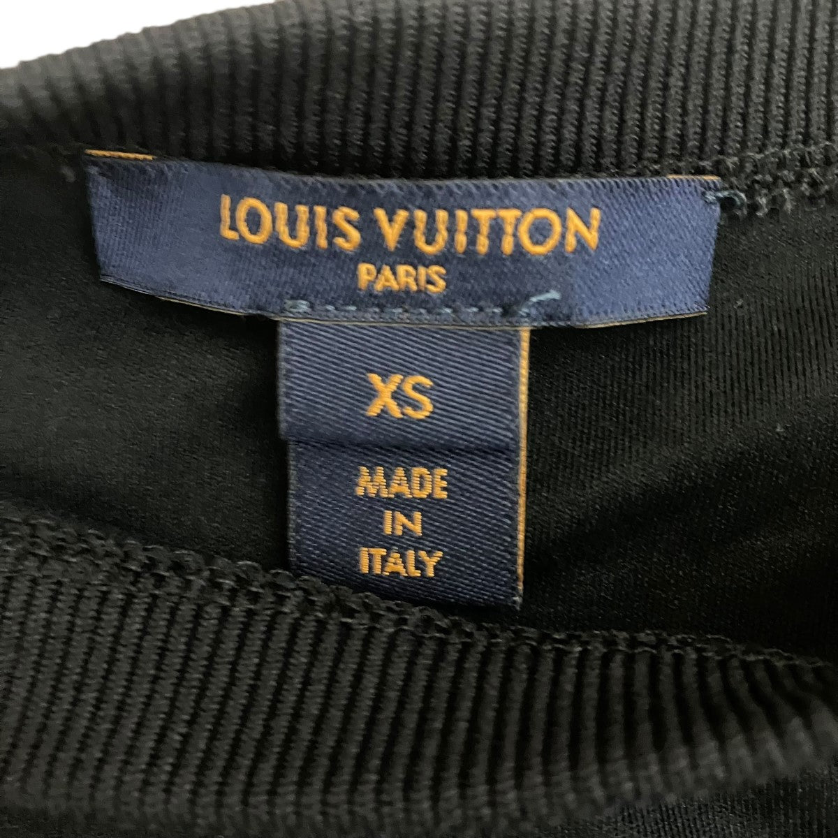LOUIS VUITTON フロッキートランプ刺繍 ショルダーボタンTシャツRW211A UOL FKTS99 古着・中古-7枚目のアイテム画像