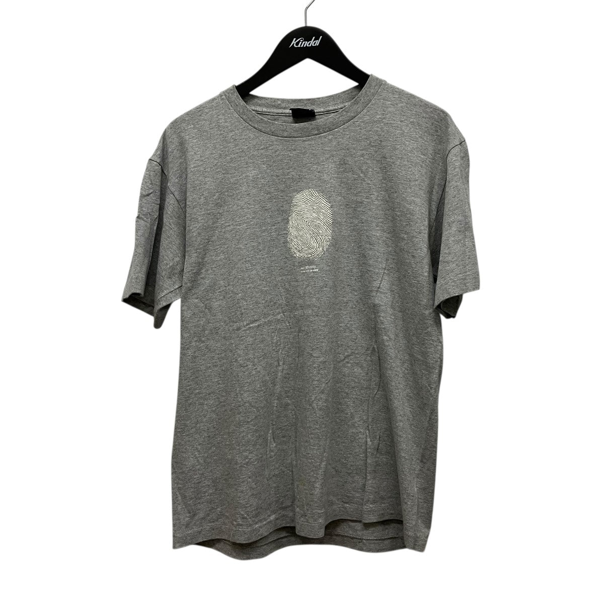 stussy 90s指紋プリントtシャツ 古着・中古-1枚目のアイテム画像