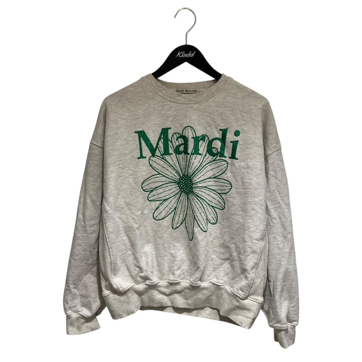 MARDI MERCREDI(マルディメクルディ) プリントクルーネック