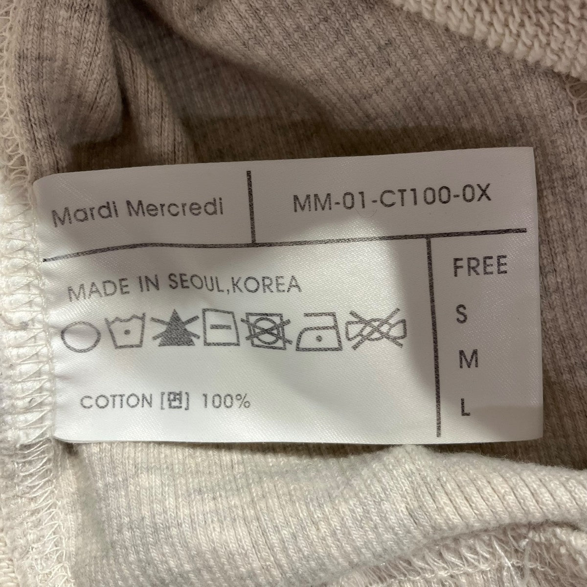 プリントクルーネックスウェットMM-01-CT100-OX