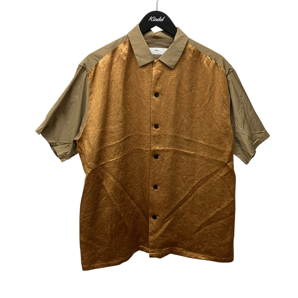 TOGA VIRILIS サテン切替半袖シャツTV91-JJ330 古着・中古-1枚目のアイテム画像