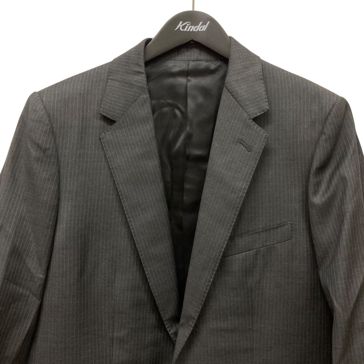 【新品・タグ付】CELINE サマーウール テーラードジャケット グレー 44 CELINE（セリーヌ）テーラードジャケット グレー サイズ:44(S位