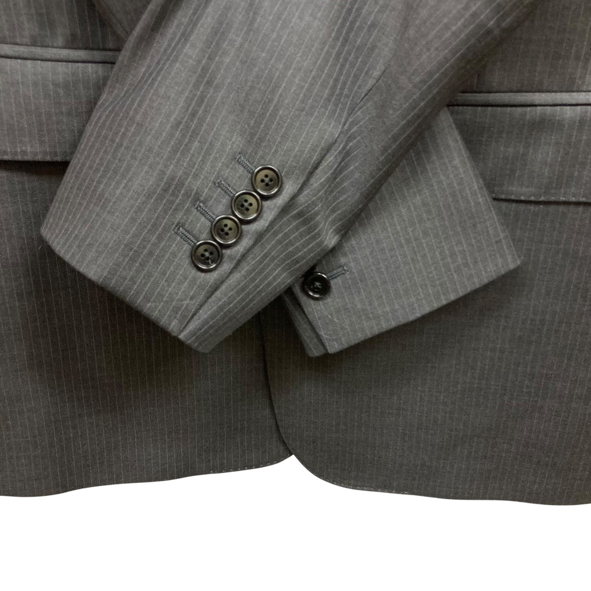 セリーヌ ストライプ セットアップ サイズ44 未使用に近い CELINE（セリーヌ）ビジネス 紺 サイズ:44(S位)/46(M位) メンズ