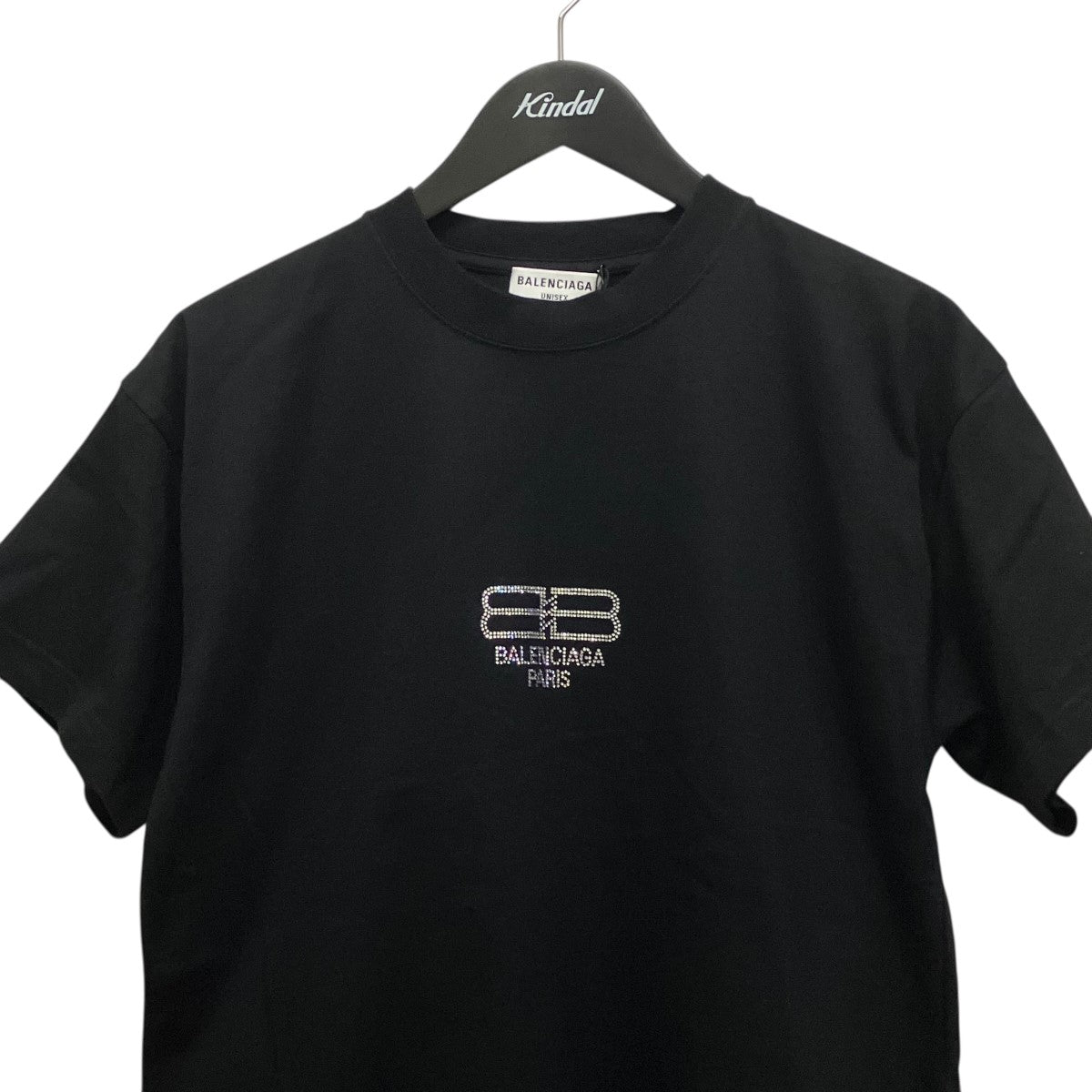 BALENCIAGA ラインストーン半袖Tシャツ612965 TMVP2 古着・中古-3枚目のアイテム画像