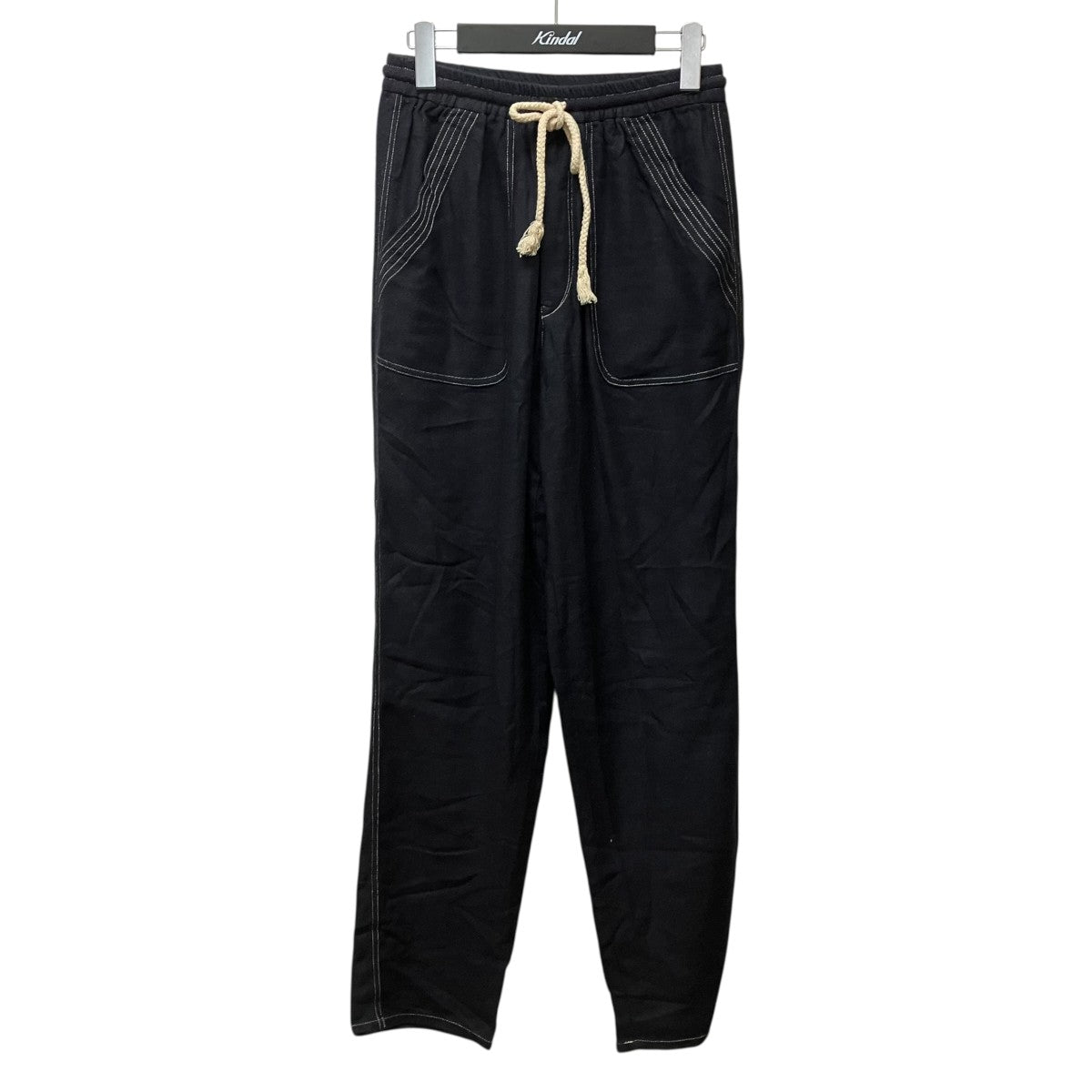 ISABEL MARANT ETOILE ステッチデザインシルクパンツPA0025FB-A1J58E 古着・中古-1枚目のアイテム画像