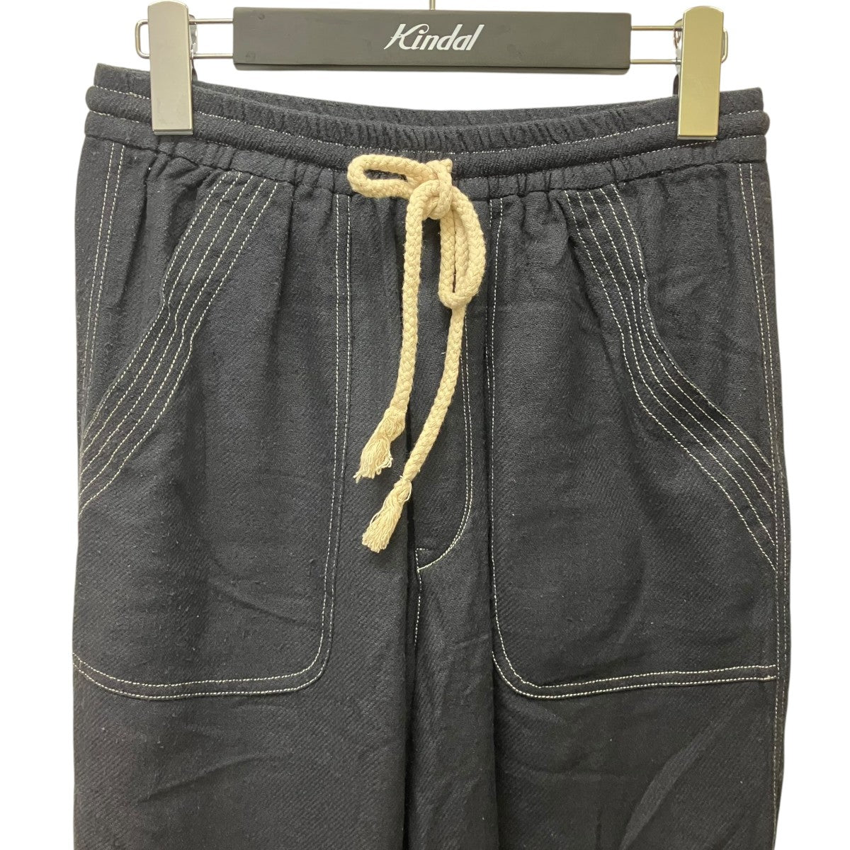 ISABEL MARANT ETOILE ステッチデザインシルクパンツPA0025FB-A1J58E 古着・中古-3枚目のアイテム画像
