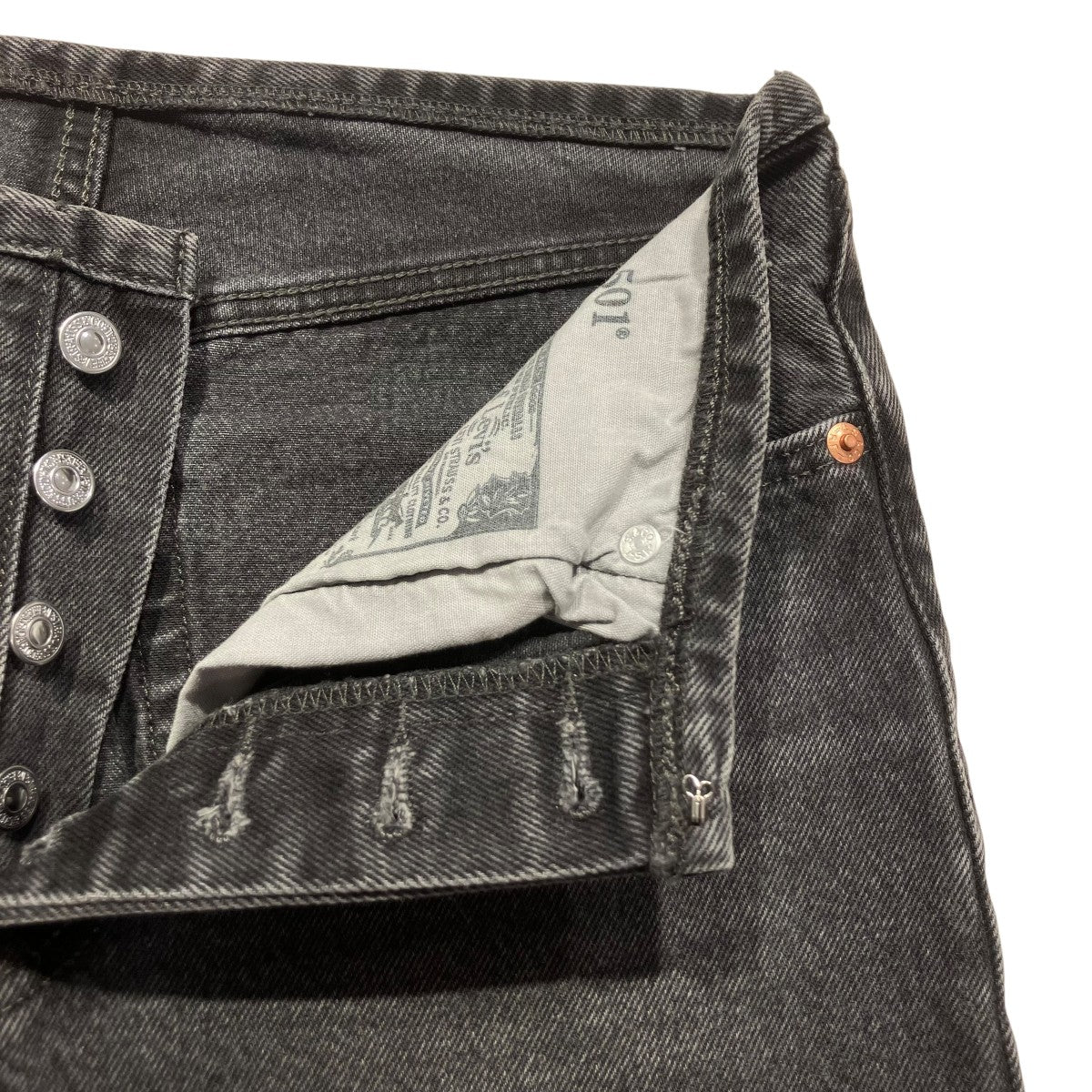LEVI’S Women’s 501 Mini Waist JeansカットオフデニムパンツPC9-A4729 古着・中古-5枚目のアイテム画像