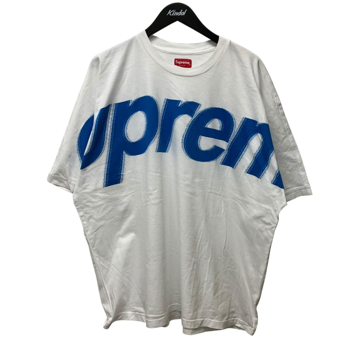 Supreme 22AWIntarsia S S TopビッグロゴＴシャツ 古着・中古-1枚目のアイテム画像