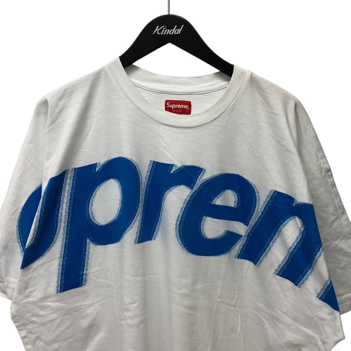 Supreme 22AWIntarsia S S TopビッグロゴＴシャツ 古着・中古-3枚目のアイテム画像