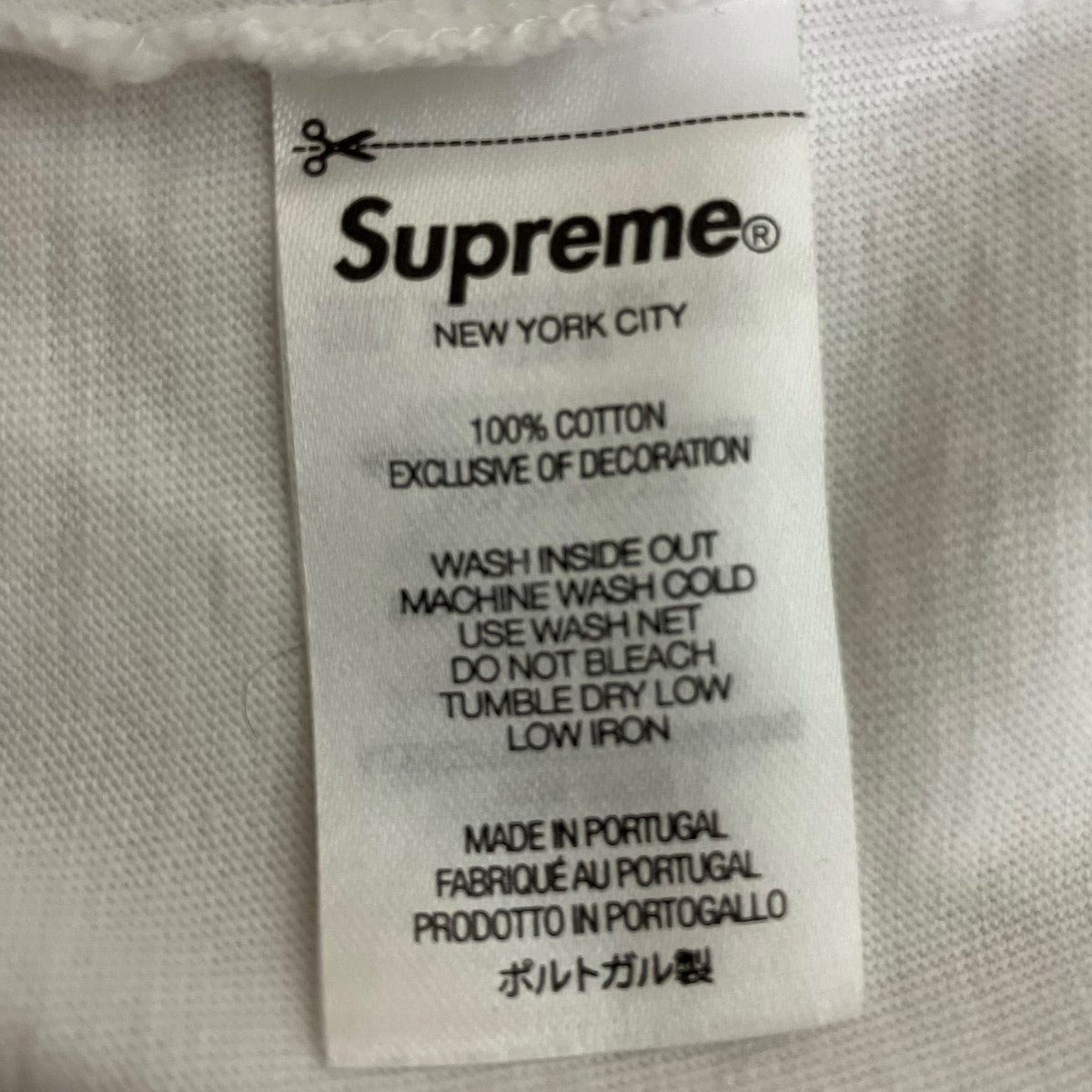 Supreme 22AWIntarsia S S TopビッグロゴＴシャツ 古着・中古-7枚目のアイテム画像
