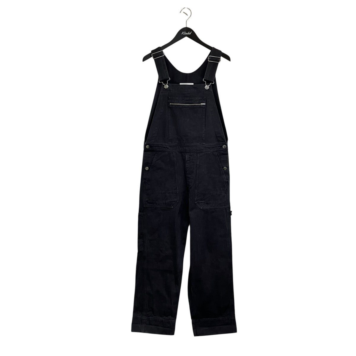 FADED COTTON TWILLデニムオーバーオール595-2240500