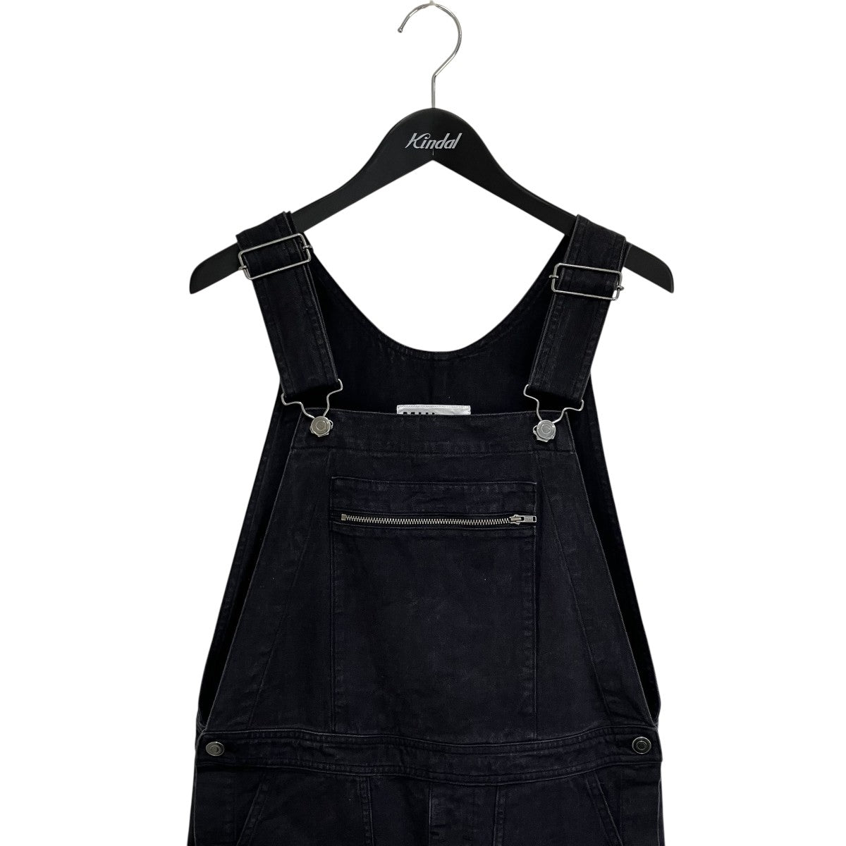 FADED COTTON TWILLデニムオーバーオール595-2240500