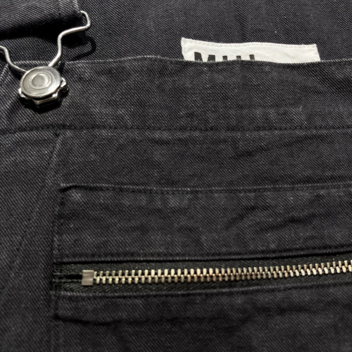 FADED COTTON TWILLデニムオーバーオール595-2240500