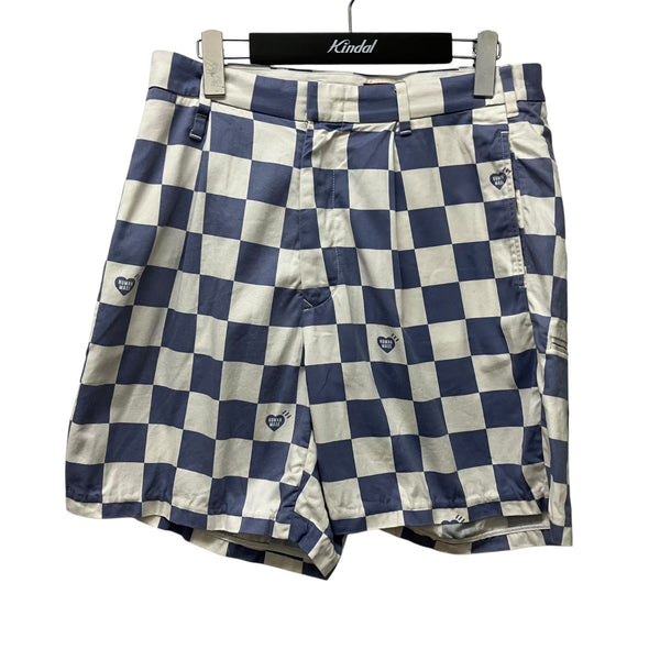 HUMAN MADE チェック柄ショートパンツ HUMAN MADE(ヒューマンメイド) PLAID SHORTSチェック柄ハーフパンツ