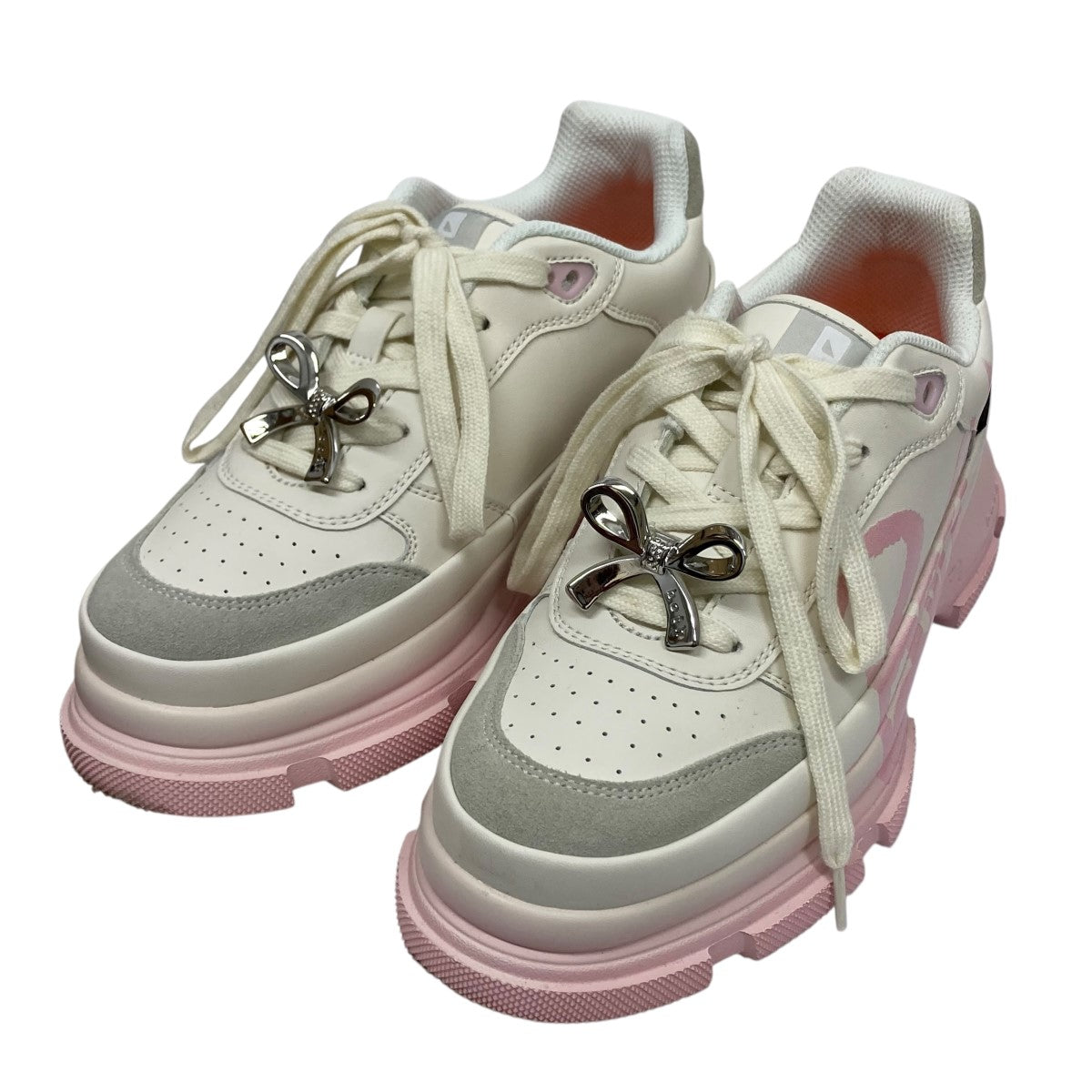 GAO EVA METAL BOW PRINTED SNEAKERローカットスニーカー