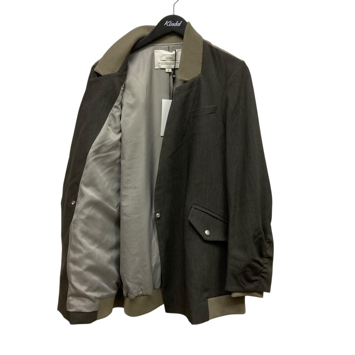 ジャケット・アウター Ameri MILITARY DOCKING COLLARLESS JACKET MILITARY DOCKING COLLARLESS JACKET（ミリタリージャケット）｜Ameri