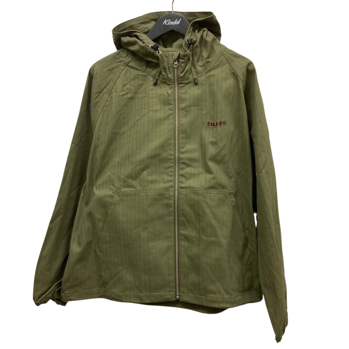 HUF トラックジャケット L ブラウン　アウター 長袖 ストリート HUF トラックジャケット L ブラウン アウター 長袖 ストリート