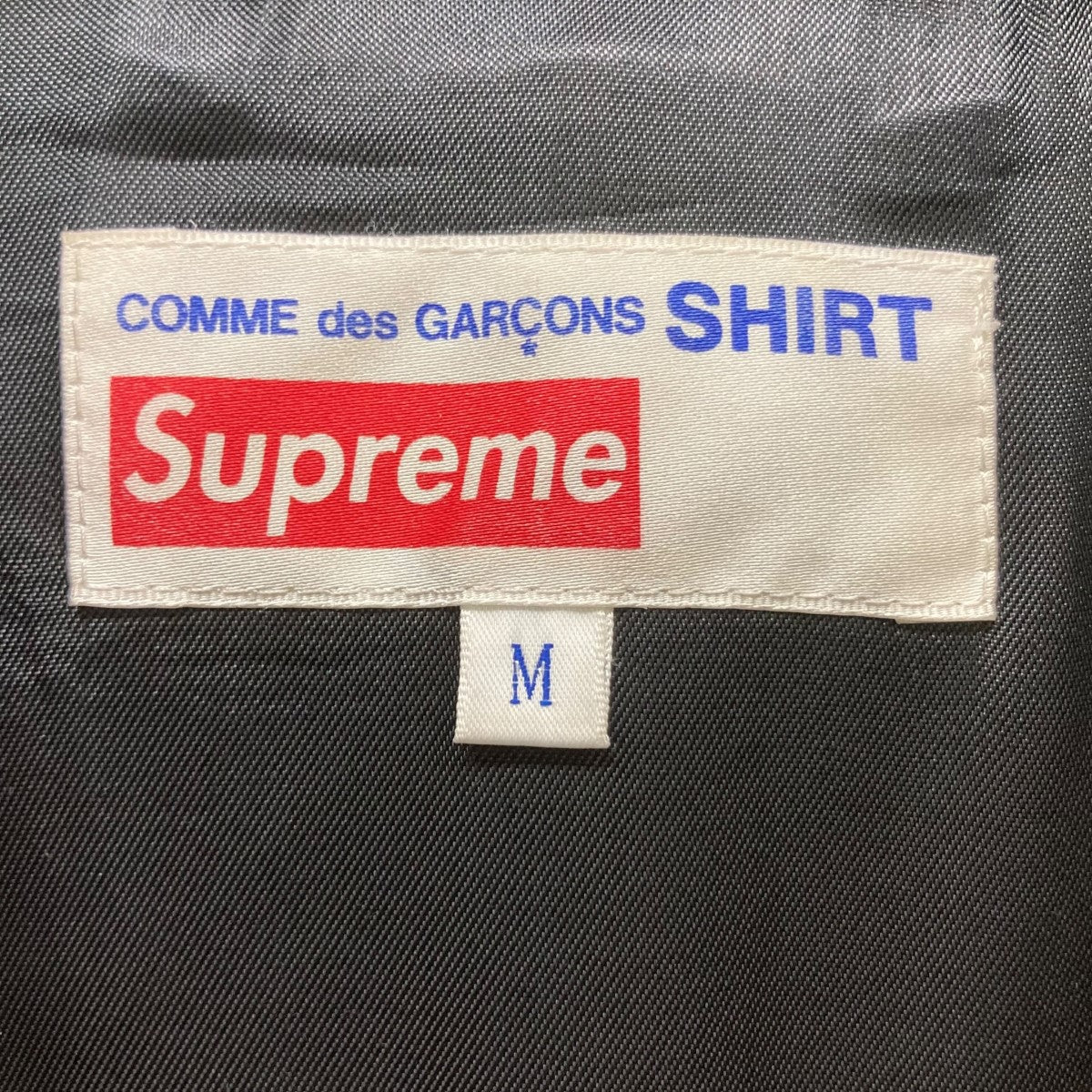 COMME des GARCONS SHIRT×Supreme 18AWWool Blend Overcoatチェスター