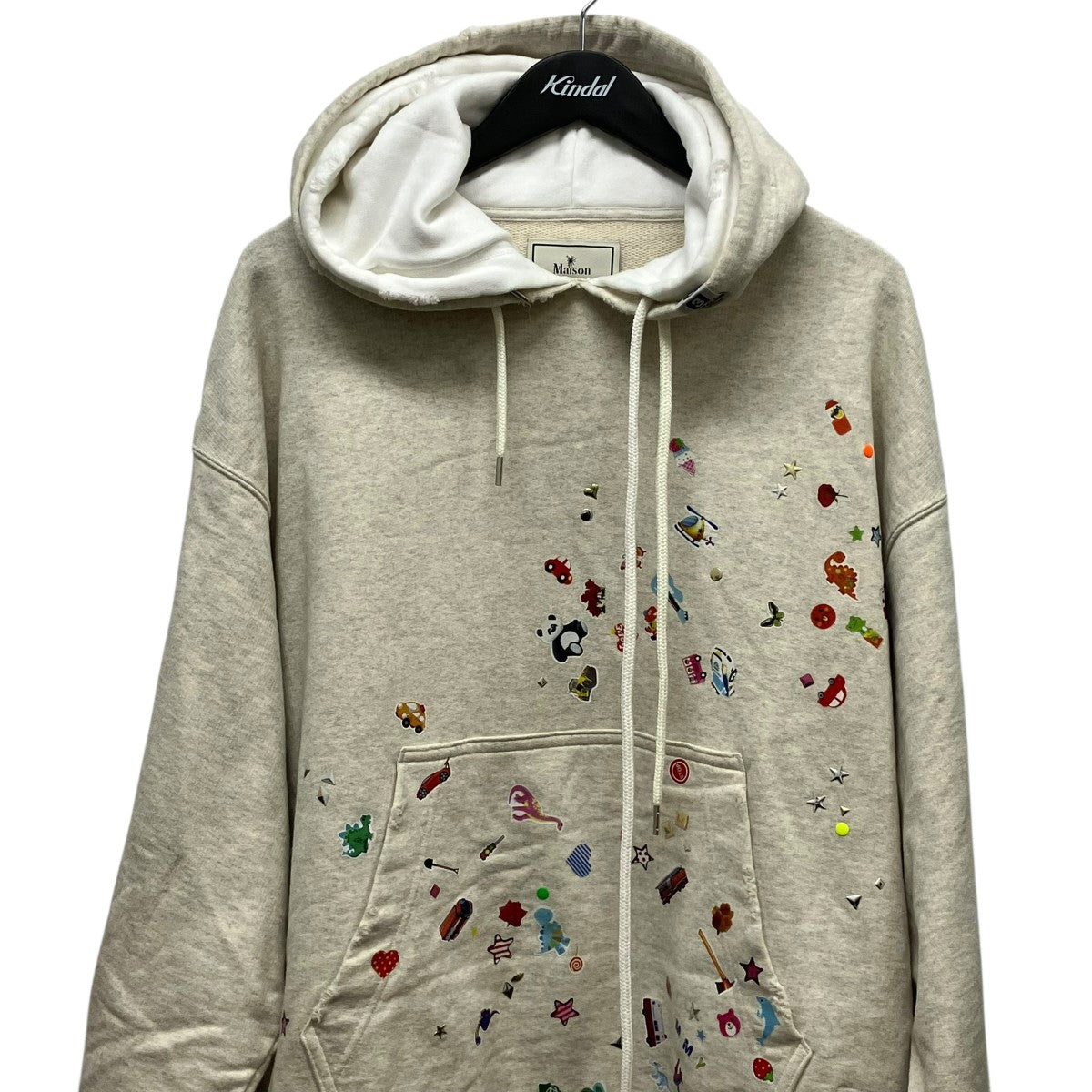 Maison MIHARA YASUHIRO 25SSTriple Layered HoodieレイヤードペイントパーカーA14HD551 古着・中古-3枚目のアイテム画像