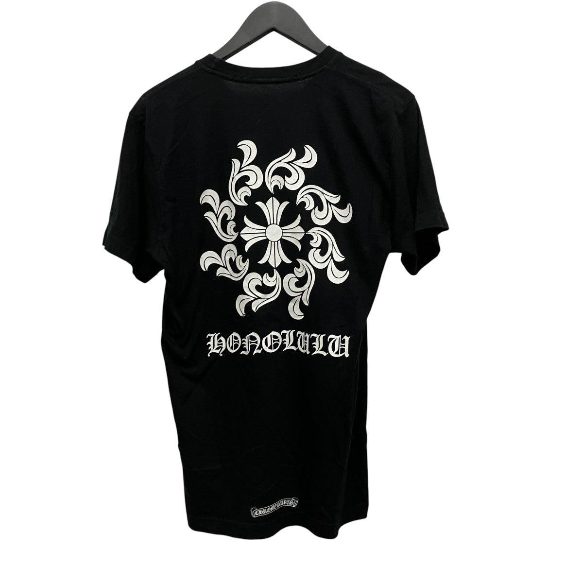 CHROME HEARTS Honolulu Back CH Plus Teeロゴプリントポケット半袖カットソー021-046842 古着・中古-1枚目のアイテム画像
