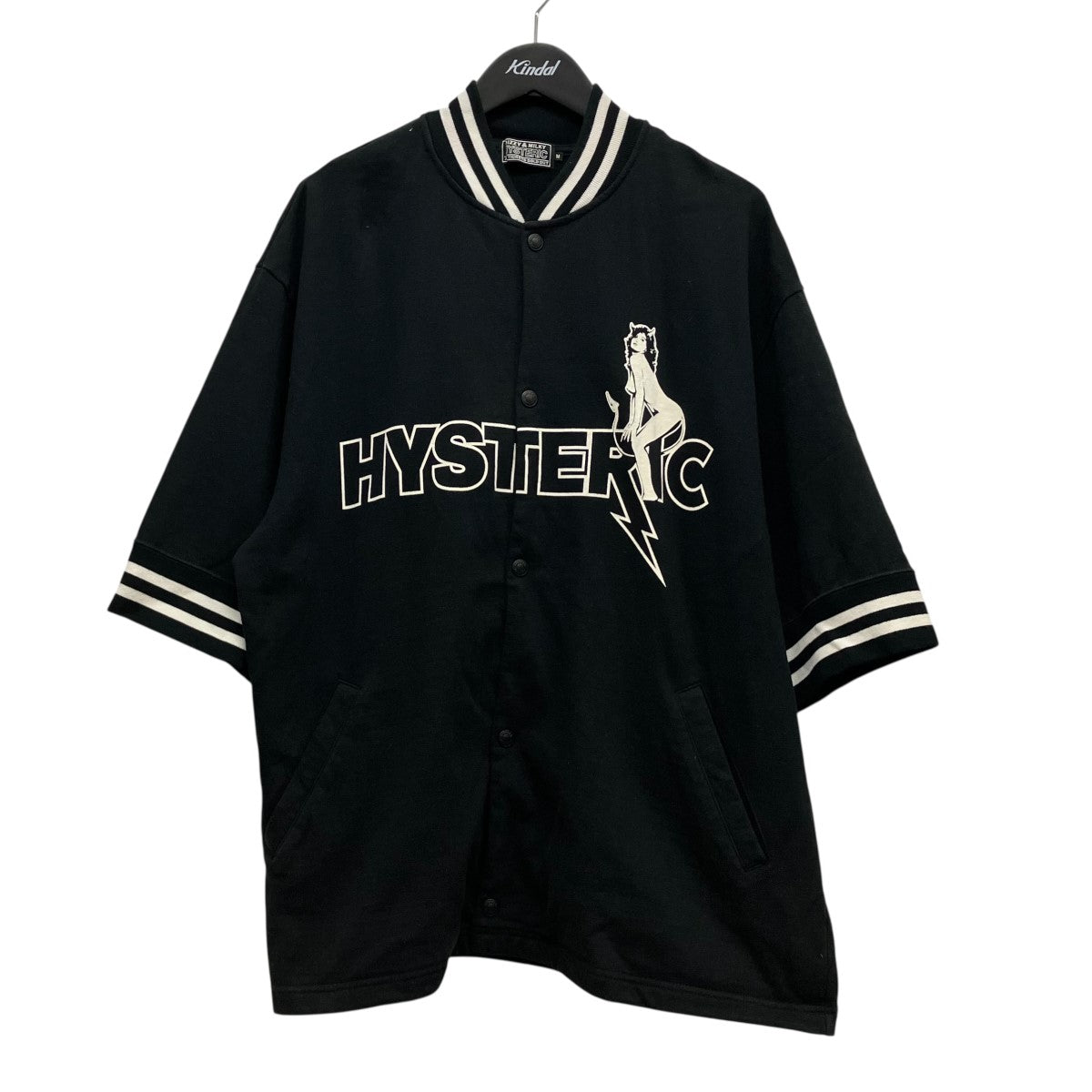 Hysteric Glamour 半袖スウェットジャケット02241CJ02 古着・中古-1枚目のアイテム画像