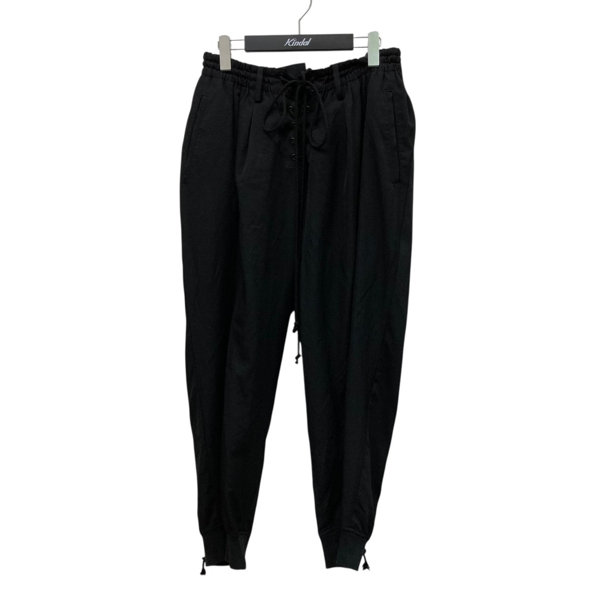 ヨウジヤマモト プールオム ウールギャバジン レースアップ パンツ ヨウジヤマモト プールオム ウールギャバジン レースアップ パンツ