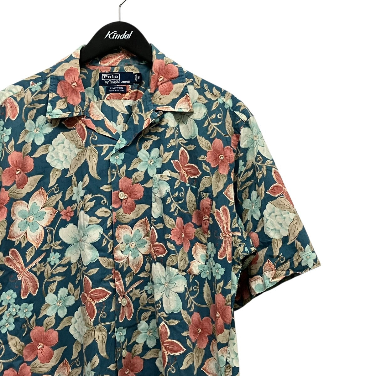 POLO RALPH LAUREN 90s総柄アロハシャツ 古着・中古-3枚目のアイテム画像