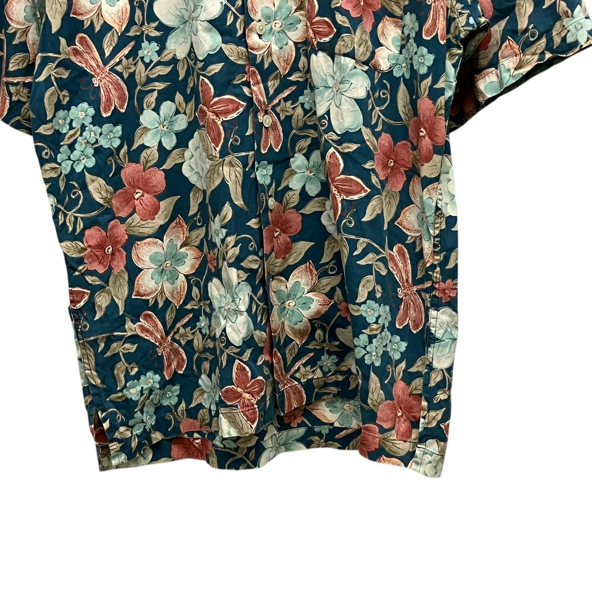 POLO RALPH LAUREN 90s総柄アロハシャツ 古着・中古-4枚目のアイテム画像