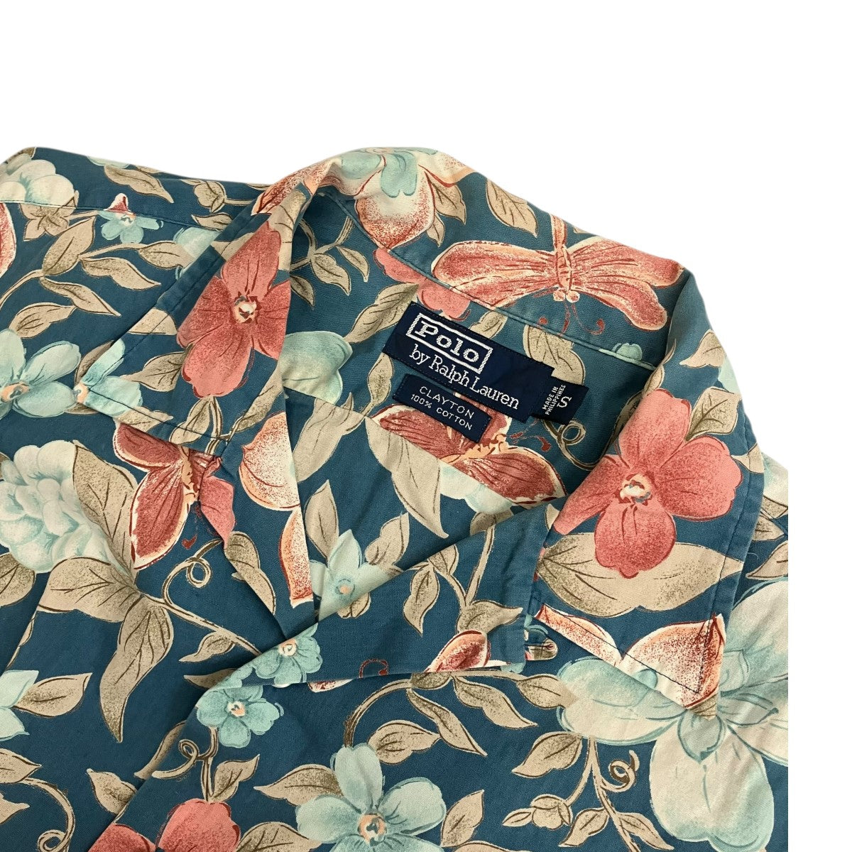POLO RALPH LAUREN 90s総柄アロハシャツ 古着・中古-5枚目のアイテム画像