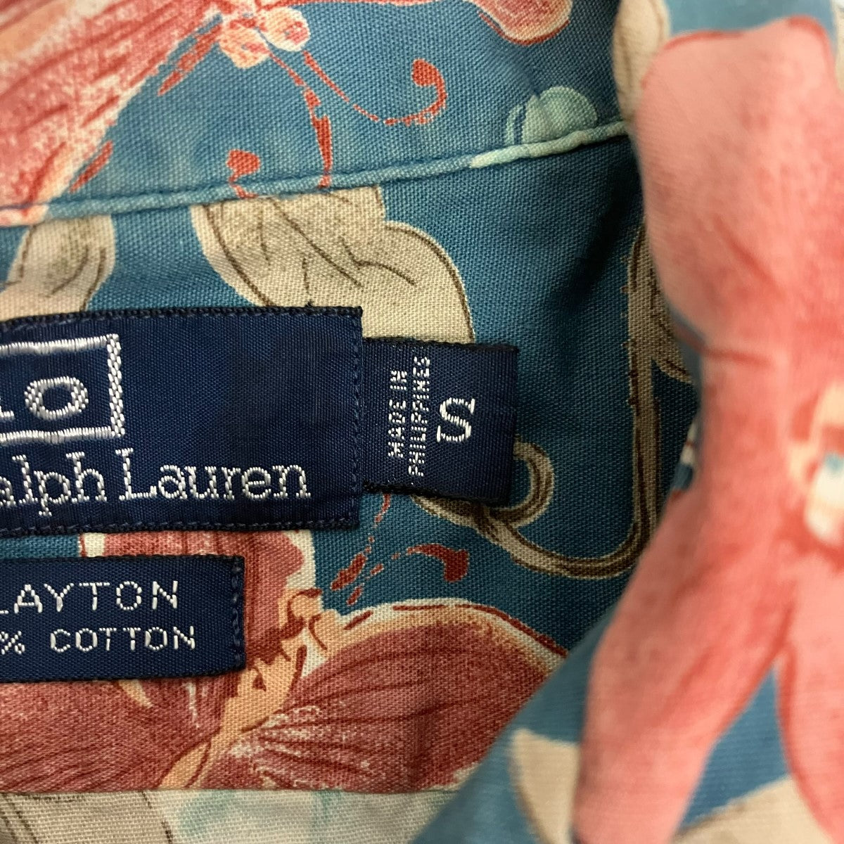 POLO RALPH LAUREN 90s総柄アロハシャツ 古着・中古-6枚目のアイテム画像