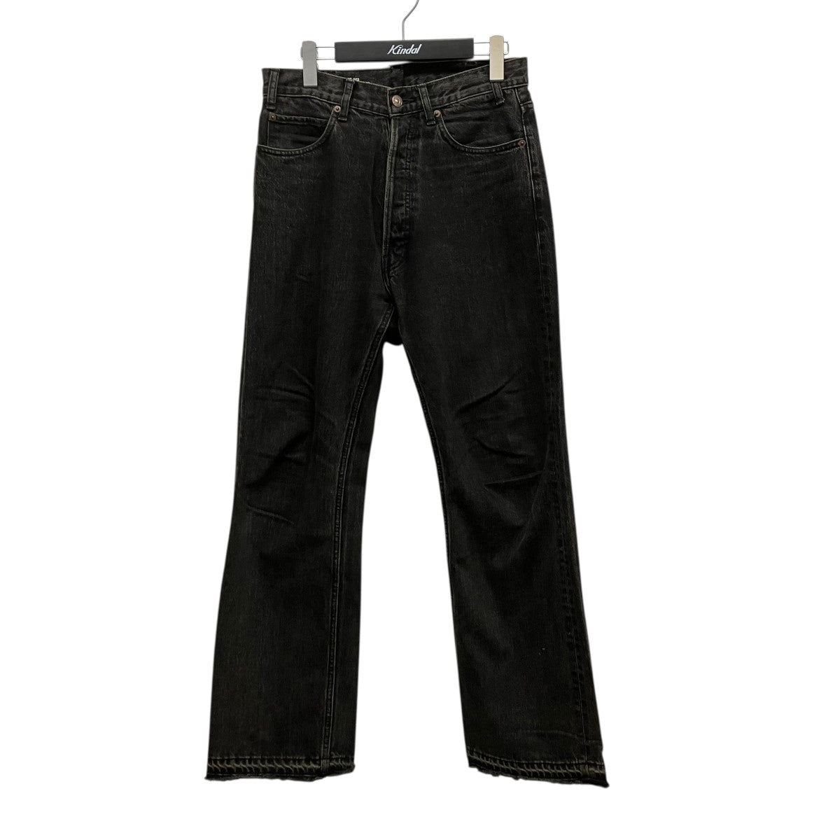 CELINE 23SSWesley Jeans in Charcoal Wash DenimチャコールウォッシュウェスリーデニムパンツN939 947F 38CH 古着・中古-1枚目のアイテム画像