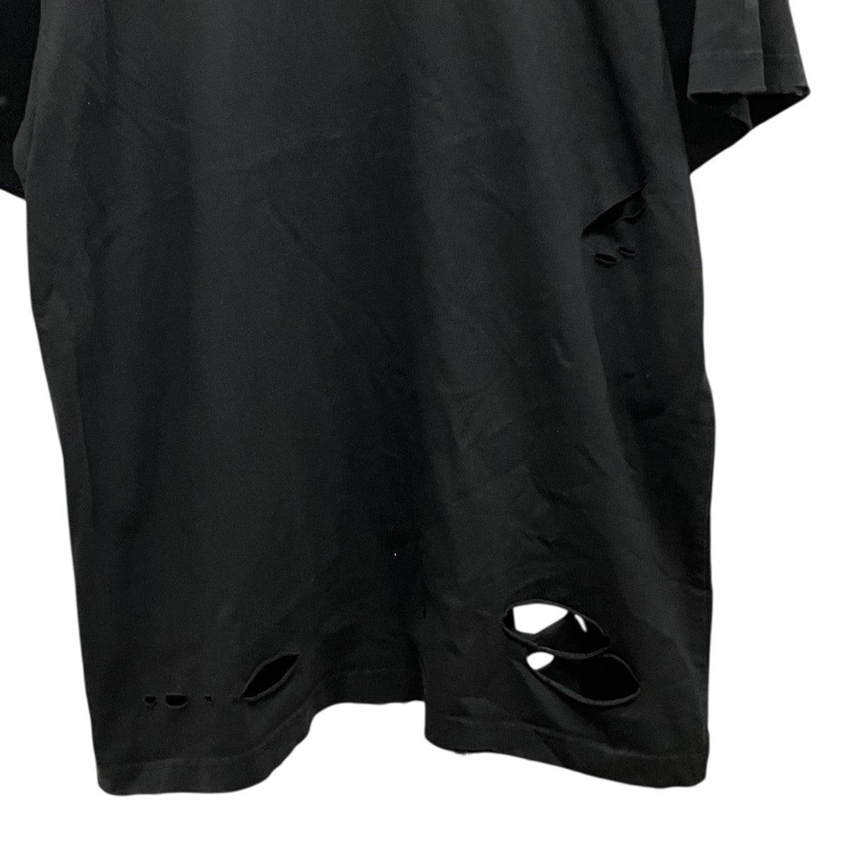 BALENCIAGA デストロイ加工ロゴTシャツ651795 TKVB8 古着・中古-4枚目のアイテム画像