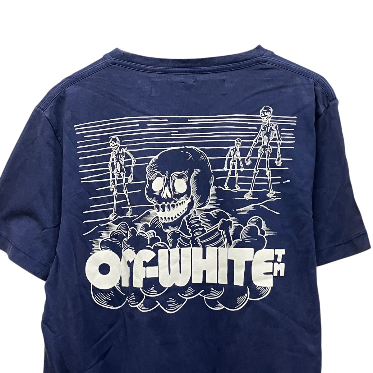 OFFWHITE バックプリントロゴTシャツOMAA027E19185012 古着・中古-3枚目のアイテム画像
