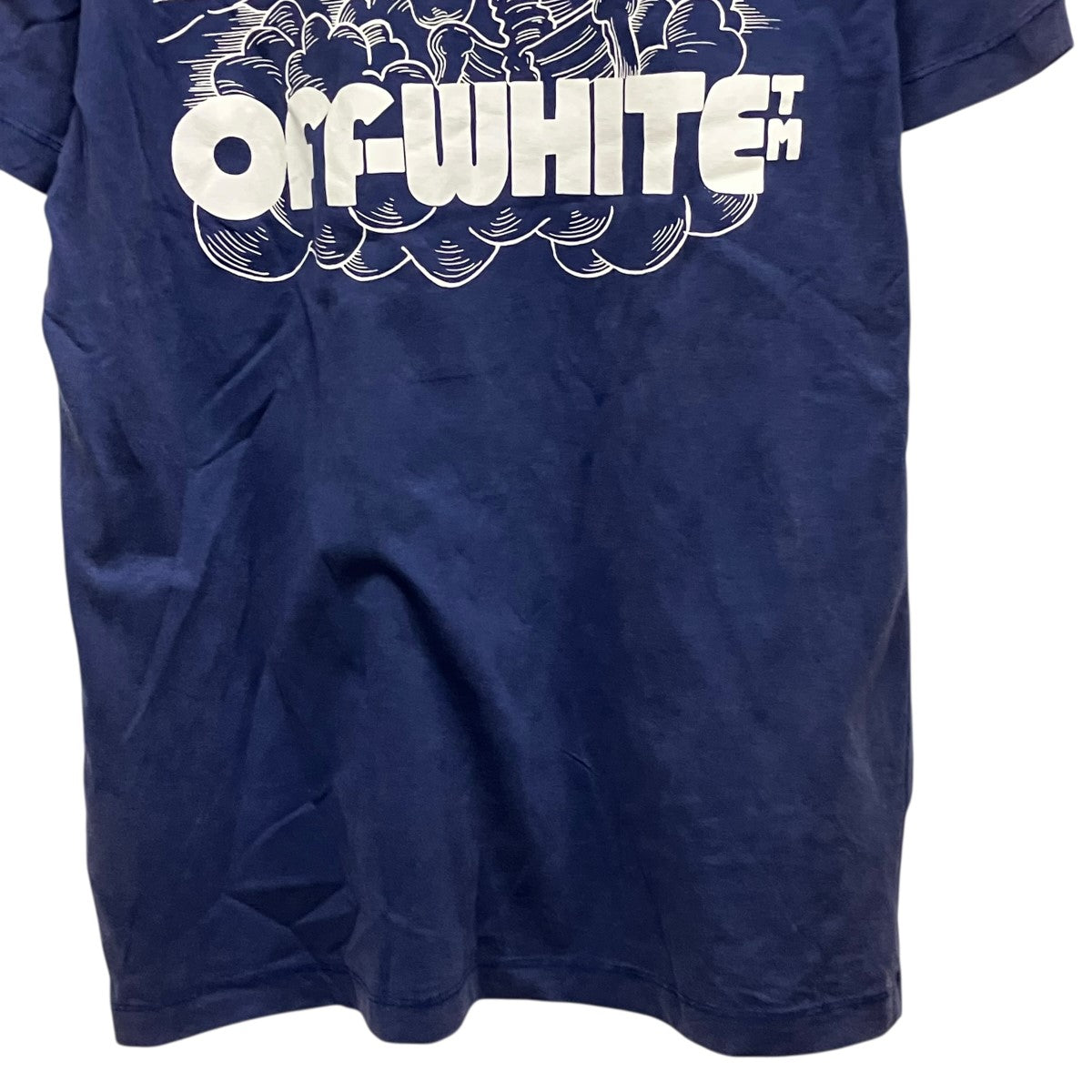 OFFWHITE バックプリントロゴTシャツOMAA027E19185012 古着・中古-4枚目のアイテム画像